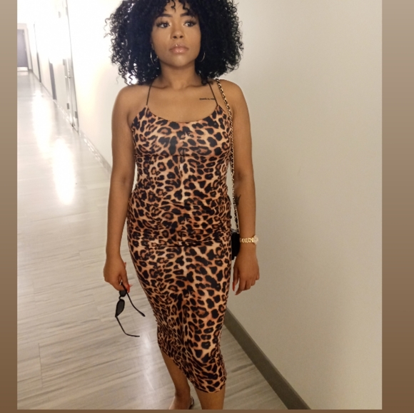 Leopard print dress - Picture 2 of 2
